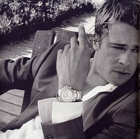 A Rolex Daytona 116520 Worn by Brad Pitt .